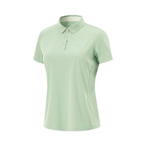 LINING Фитнес серия поло для женщин Tallow Green