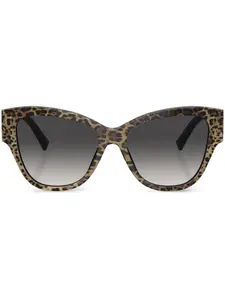 Солнцезащитные очки в оправе 'бабочка' Dolce & Gabbana Eyewear, черный