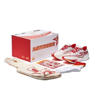 Кроссовки Zhijing 2.0 мужские с низким верхом Erke, цвет Erke White Red (Gift Box)