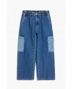 Детские джинсы в стиле милитари для мальчиков Desigual, Medium blue