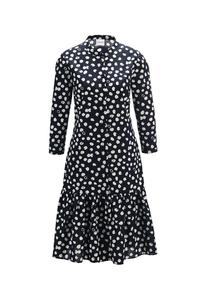 Платье из хлопка с уникальным принтом Madeleine, мультиколор