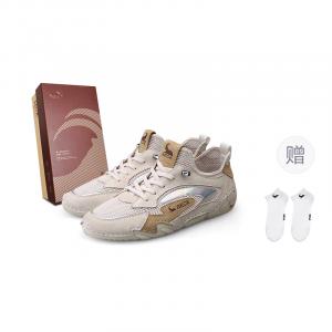 BECK Кроссовки Wild Echo Collection Low Top Casual Unisex песочного цвета с золотым оттенком [В комплекте с фирменными носками], цвет Sand Color Gold[Comes with Brand Socks]