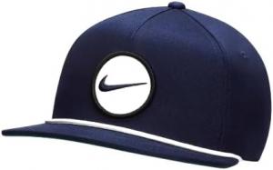 Кепка-снепбек Nike Dri-FIT PRO Futura с регулируемым плоским козырьком, Navy/Blue/White