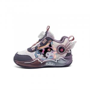 Kuromi Абразивостойкие Легкие Низкие Детские Беговые Кроссовки с Амортизацией и Термобалансом для Подростков Sanrio, темно фиолетовый