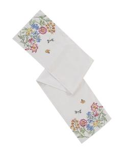 Вышитая дорожка lenox butterfly meadow garden Macy's, White Multi