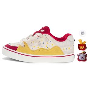 Ollieskate Нескользящие, износостойкие, легкие низкие кроссовки для скейтбординга унисекс, красные, желтые