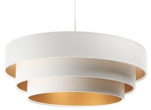 Подвесной светильник BPSKoncept Triniti Bright, золото - чисто белый