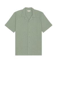 Вафельная рубашка для отпуска Onia, sage
