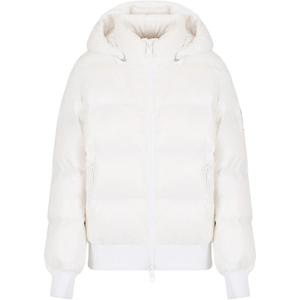 Куртка худи утепленная на молнии ARMANI EXCHANGE, белый