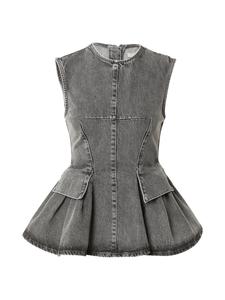 Топ REMAIN, Grey Denim