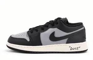 Кроссовки Air 1 устойчивые к истиранию низкие винтажные баскетбольные unisex Jordan, белый