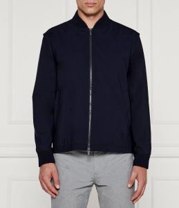 Шерстяная куртка BOSS BLACK 2 in 1 Regular Fit, темно-синий