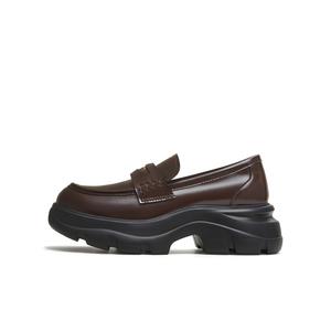 Teenmix Лондонские лоферы для путешествий 5,5 см женские бордовые, цвет Burgundy