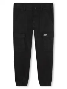 Брюки карго с нашивкой-логотипом Dkny Kids, черный
