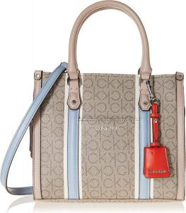 Женская сумка через плечо Calvin Klein Beckah Novelty, Almond/Taupe/Cloud