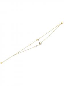 Adeliás Женский браслет «Древо жизни» из нержавеющей стали со стразами, 21 см, серебристый