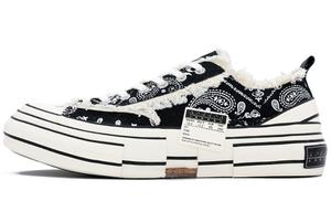 Кроссовки для скейтбординга унисекс с низким верхом, черные/белые Xvessel