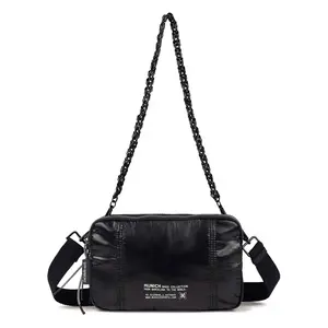 Сумка через плечо Munich Deep Recycled Double crossbody, черный