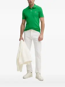 Рубашка-поло с нашивкой-логотипом Lacoste, зеленый