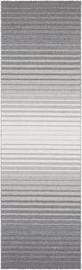 Ковер-дорожка SAFAVIEH, 69 x 244 см, Striped Kilim Collection, Grey & Ivory, ручной работы из шерсти и хлопка, идеально для прихожей, фойе, коридора, спальни (STK901F)