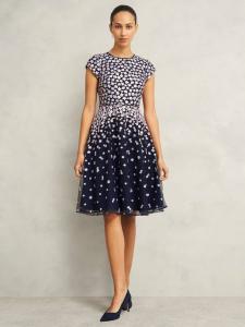 Платье бетти в цветочек Hobbs, цвет Midnight Pink