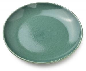 Тарелка Mondex BASIC NATURE, зеленый - керамика - 21 x 3 x 21 см