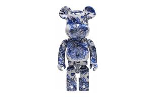 BE@RBRICK INNERSECT 1000% Brand Co branding Blue And White Porcelain Trendy Figures 70cm