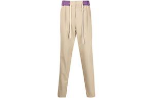 Брюки с боковой полосой PALM ANGELS, бежевый