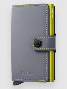 Кошелек Secrid Mini Matte Geldbörse, grey & lime