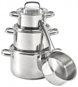 Набор посуды из 4 предметов Homeware Profession., нержавеющая сталь