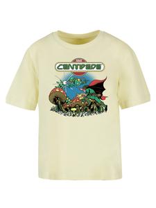 Футболка F4NT4STIC Tee Centipede Atari Retro Gaming, цвет softyellow