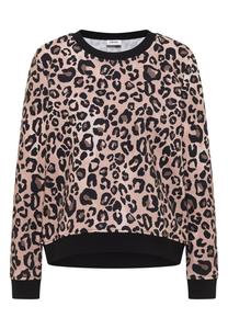 CECIL Свитшот в светло-коричневом и черном цвете