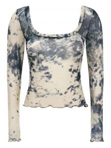 Roberto Cavalli футболка с принтом Appaloosa, синий