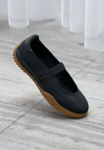 Балетки run star trainer с плоским ремешком на щиколотке Converse, Black