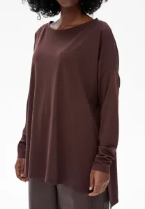 Фина, топ с длинными рукавами Blue Shadow, Brown