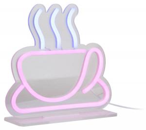 Настольная лампа Leitmotiv Coffee, розовый - пластик - 22 x 21 x 22 см