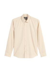 Marc O'Polo Рубашка на пуговицах бежевого цвета Regular fit