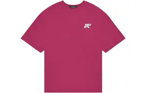 Футболка унисекс ярко-розовая WE11DONE