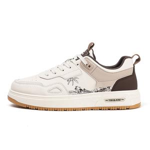 PLAY COBBLER Мужские скейтерские кроссовки лоу-топ черные, бежевые, коричневые - бежево-коричневые, цвет Beige Brown