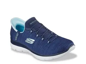 Кроссовки Hands Free Slip-ins Summits Everyday Set Sneaker Skechers, темно-синий