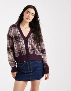 Кардиган New Look в красную клетку