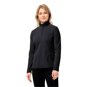 Флис Jack Wolfskin Taunus half zip, черный