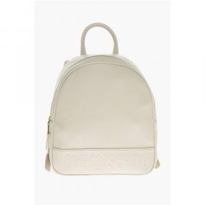 Бежевый полиэтиленовый рюкзак Moschino, Beige