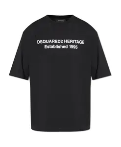 Футболка с принтом Dsquared2, черный