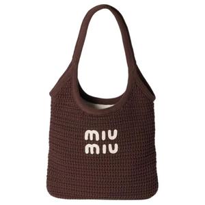 MIU MIU Хлопковая сумка-шоппер Айви
