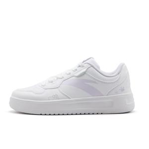 ANTA Расслабленные износостойкие и легкие низкие скейтерские кроссовки women's purple white