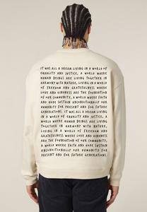 Толстовка ALL A DREAM BACK PRINT UNISEX Mira Paris, кремовый