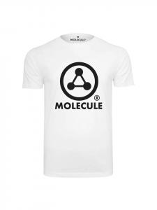 Футболка с большим логотипом белого цвета Molecule