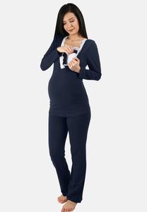 Комплект ночного белья SET M.M.C., темно-синий