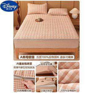 Disney Простыня на резинке 120х200 см, высота борта 25 см, стеганая ткань, цвет Pinky Pink